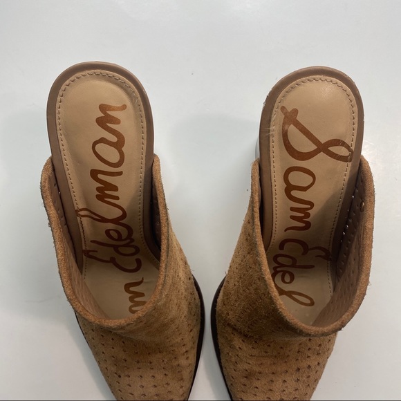 Sam Edelman Tan Suede Mule size 6 - Picture 3 of 9